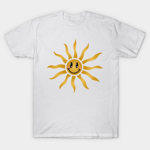 Smiley sun T-Shirt by mollykay26